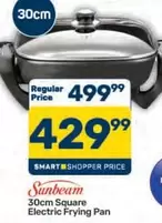 Sunbeam - 30cm Square Electric Frying Pan
