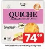 Chef - Quiche Crustless Bacon and Cheese