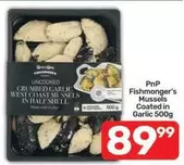 Shell - Crumbed Garlic West Coast Mussels In Half