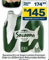 Savanna - Dry or Angry Lemon Premium Cider