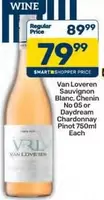 Van Loveren - Sauvignon Blanc, Chenin No 05 or Daydream Chardonnay Pinot