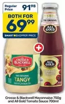 Crosse & Blackwell - Mayonnaise and Tomato Sauce