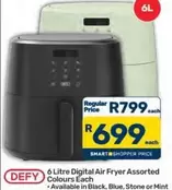 Defy - 6 Litre Digital Air Fryer