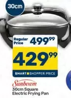 Sunbeam - 30cm Square Electric Frying Pan