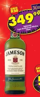 Jameson - Triple Distilled Irish Whiskey