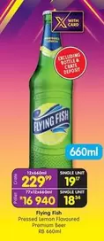 Flying Fish - Pressed Lemon Flavoured Premium Beer RB 660ml