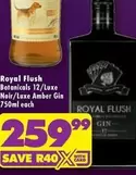 Royal - Botanicals 12/Luxe Noir/Luxe Amber Gin