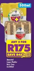 Amstel - Lager/Rodler Beer Cans