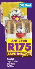 Amstel - Lager/Radler Beer Cans