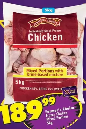Farmer's Choice - Frozen Chicken Mixed Portions