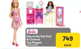 Barbie - Day at the Fair Doll & Carnival Toy Playset (850033001)