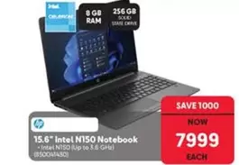 HP - 15.6" Intel N150 Notebook