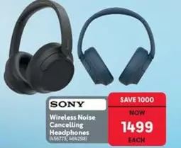 Sony - Wireless Noise Cancelling Headphones (456775: 464298)