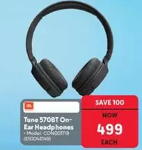 jbl - Tune 570BT On-Ear Headphones (CON001119)