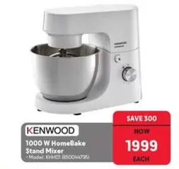 Kenwood - 1000 W HomeBake Stand Mixer KHHO1 (850044795)