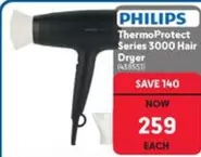 Philips - ThermoProtect Series 3000 Hair Dryer (436551)