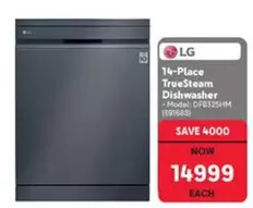 LG - 14-Place TrueSteam Dishwasher - Model: DFB325HM (391688)