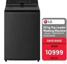 LG - 20 kg Top Loader Washing Machine
