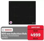 Bosch - 600 mm Induction Hob PUG61KAA5E