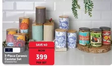 3-Piece Ceramic Canister Set (850006712)
