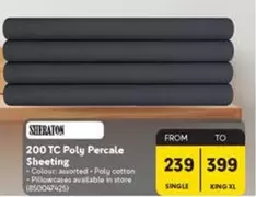 200 TC Poly Percale Sheeting (850047425)