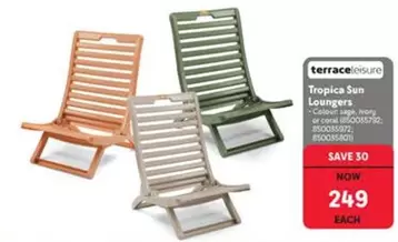 Coral - Tropica Sun Loungers