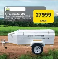 6-Foot Trailer 205 lid (199273)