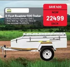 Camp Master - 6-Foot Roadster 500 Trailer