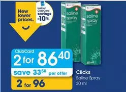 clicks - Saline Spray
