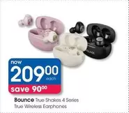 Bounce True Shakes 4 Series True Wireless Earphones