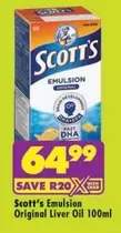 scott - Emulsion Original Liver Oil 100ml