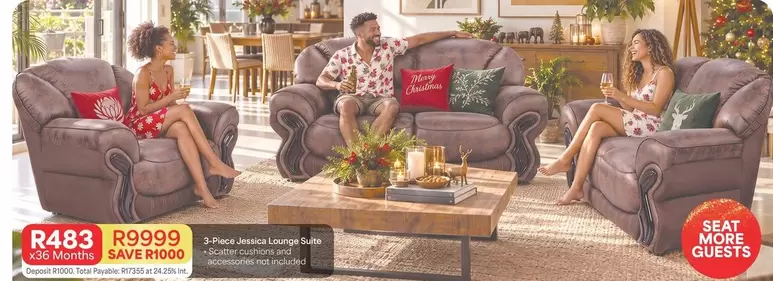 Total - 3-Piece Lounge Suite