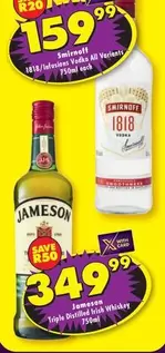Jameson - Triple Distilled Irish Whiskey 750ml