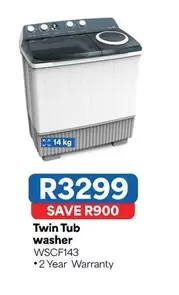 Twin Tub washer WSCF143