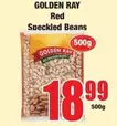Golden Ray - Red Speckled Beans