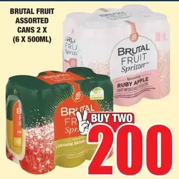 Apple - FRUIT SPRITZER CANS