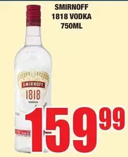 Smirnoff - 1818 VODKA 750ML