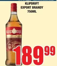 Klipdrift - EXPORT BRANDY