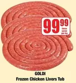 Goldi - Frozen Chicken Livers Tub