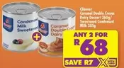 Clover - Condensed Milk Sweetened / Caramel Double Cream Dairy Dessert