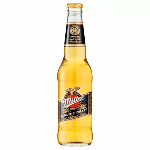 Miller Genuine Draft Non-Returnable Bottle (24x330ML)