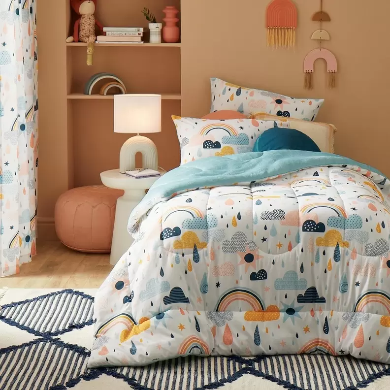 Rainbow 4-piece Basic Comforter Set