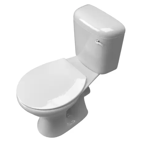Coral White Front Flush Toilet Suite