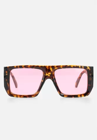 Neve oversized sunglasses-brown