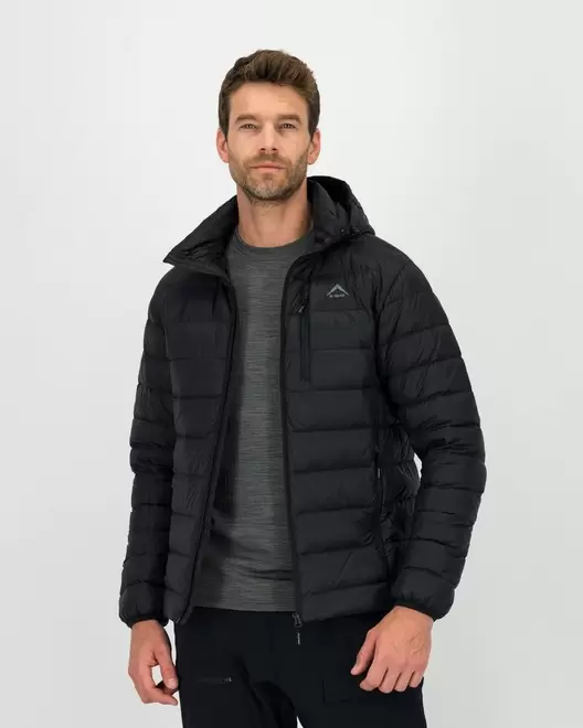 K-Way Men’s Logan Down Hooded Puffer Jacket