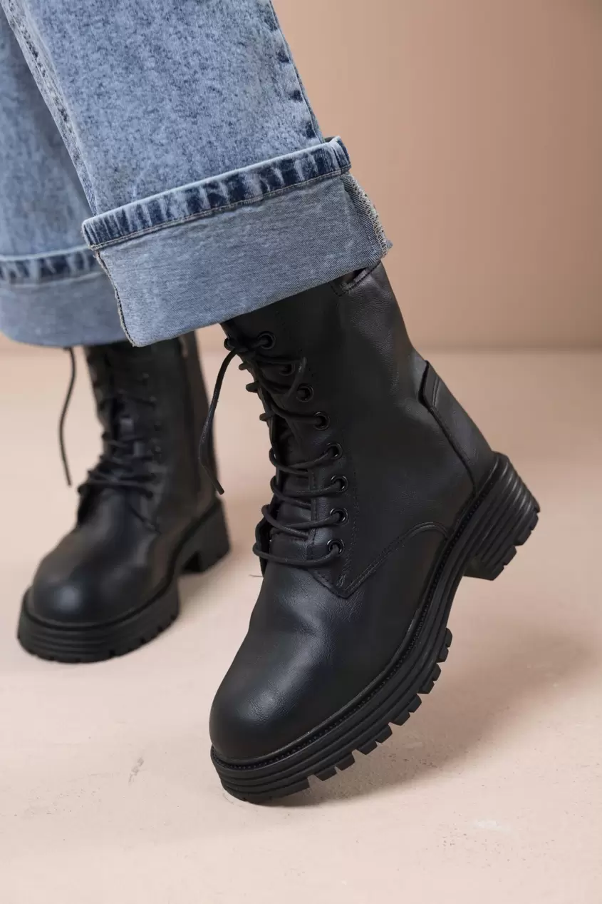 Ankle Lace Up Boots