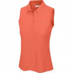 Greg Norman Freedom Micro Pique Orange SL Ladies Shirt