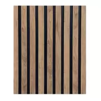 Slat Wall Panel Java Black 2400x122x12mm