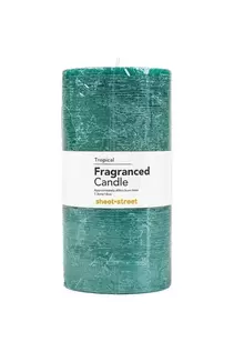 MEDIUM TROPICAL SCENTED PILLAR CANDLE