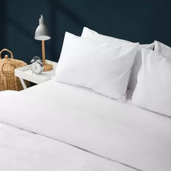 Nest Thermal Microfibre Winter Duvet Cover Set White
